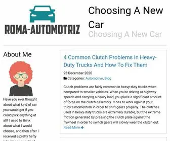 Roma-Automotriz.com(Choosing A New Car) Screenshot