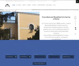 Roma-Bandb.it(Roma Bed & Breakfast Roma Bed & Breakfast) Screenshot