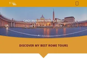 Roma-Bella.com(Visit Rome With an Architect) Screenshot