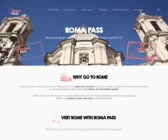 Roma-Pass.com(Roma Pass) Screenshot
