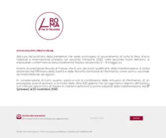 Romaarteinnuvola.eu(Fiera internazionale d'arte contemporaneaRoma Arte in Nuvola) Screenshot