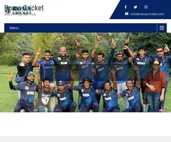 Romacricket.com(Roma Cricket) Screenshot