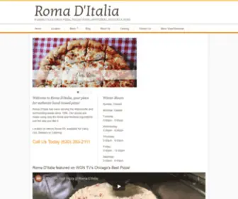 Romadpizza.com(Roma D's of Warrenville) Screenshot