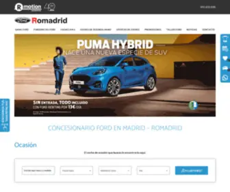 Romadridcar.com(Concesionario FORD en Madrid) Screenshot