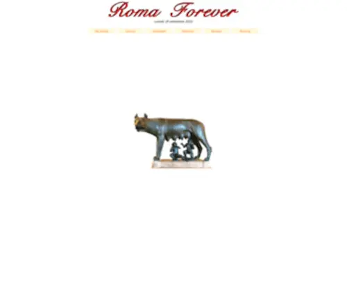 Romaforever.com(Sito dedicato alla città di Roma. Annunci di lavoro) Screenshot