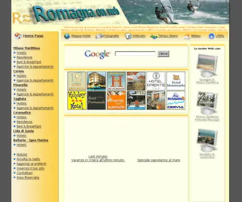 Romagnaonweb.com(Milano marittima) Screenshot