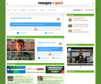 Romagnasport.com(Risultati, classifiche e notizie dello sport in Romagna) Screenshot