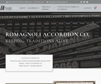 Romagnoliaccordions.com(Accordion Sales And Repair) Screenshot