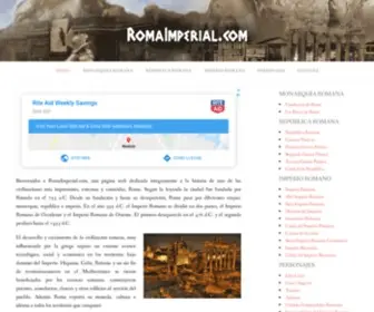 Romaimperial.com(Guía completa del Imperio Romano) Screenshot