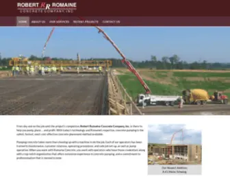 Romaineconcrete.com(Tuscaloosa, Alabama) Screenshot