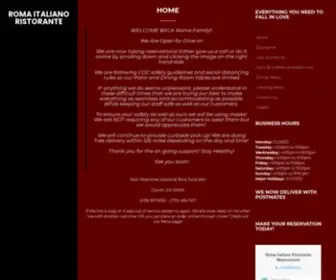 Romaitaliano.com(Roma Italiano Ristorante) Screenshot