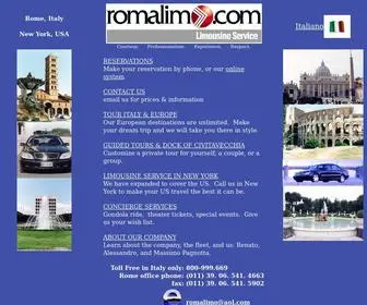 Romalimo.com(Roma Limo) Screenshot