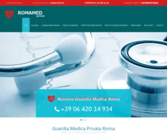 Romamed.net(Guardia Medica Privata Roma) Screenshot