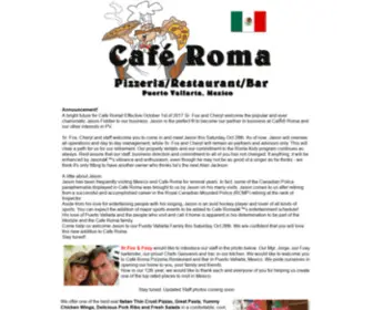 Romamexico.com(Sr Fox Cafe Roma Pizzeria and Pub in Puerto Vallarta Mexico) Screenshot