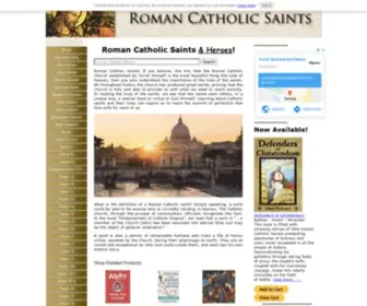 Roman-Catholic-Saints.com(Roman Catholic Saints) Screenshot