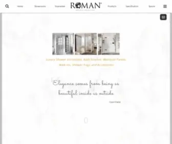 Roman-Showers.com(Roman Showers Shower Enclosures) Screenshot