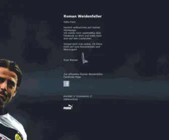 Roman-Weidenfeller.de(Roman Weidenfeller) Screenshot