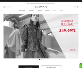 Roman.com.tr(Kadın Giyim Sektörünün Öncüsü) Screenshot