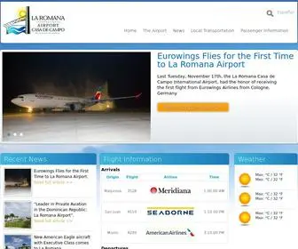 Romanaairport.com(La Romana Airport) Screenshot