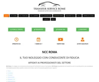 Romancctaxi.it(NCC Roma il miglior noleggio con conducente nella Capitale) Screenshot