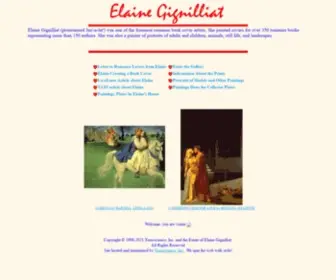 Romancebookcoverart.com(Elaine Gignilliat) Screenshot