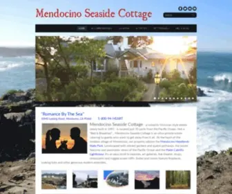 Romancebythesea.com(Mendocino Seaside Cottage) Screenshot