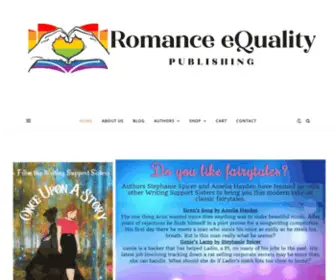 Romanceequalitypublishing.com(Publishing romance with equality in mind) Screenshot