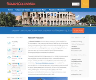 Romancolosseum.org(Roman Colosseum) Screenshot