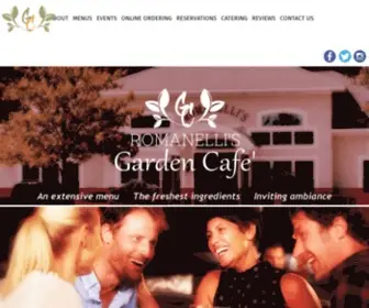 Romanellisgardencafe.com(Romanelli's Garden Cafe) Screenshot