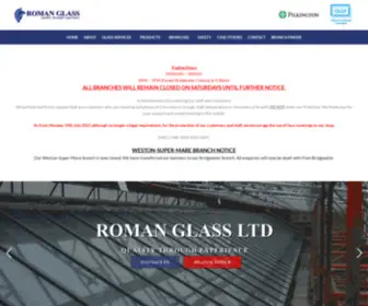 Romanglass.co.uk(Glass Suppliers) Screenshot