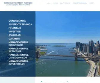 Romania-IP.com(ROMANIA INVESTMENT PARTNERS) Screenshot