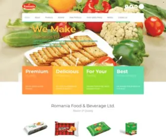 Romania.com.bd(Romania Food & Beverage Ltd) Screenshot