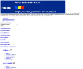 Romaniafirme.ro(PORTAL) Screenshot