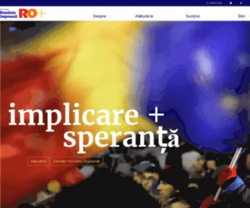 Romaniaimpreuna.ro(Dit domein kan te koop zijn) Screenshot