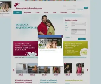 Romaniamatrimoniale.com(Romania Matrimoniale) Screenshot