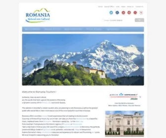 Romaniatourism.com(Travel and Tourism Information) Screenshot