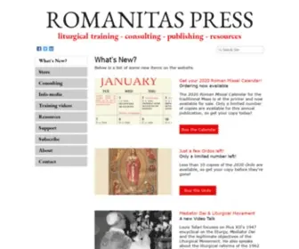 Romanitaspress.com(Romanitas Press of Louis Tofari) Screenshot