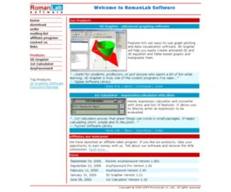 Romanlab.com(RomanLab Software) Screenshot