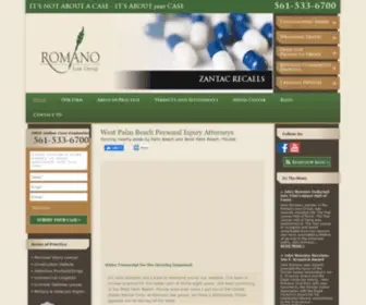 Romanolawgroup.com(Romano Law Group) Screenshot