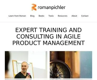 Romanpichler.com(Expert Training & Consulting in Product Management) Screenshot