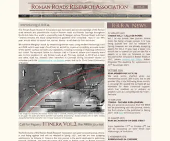 Romanroads.org(RRRA Home) Screenshot