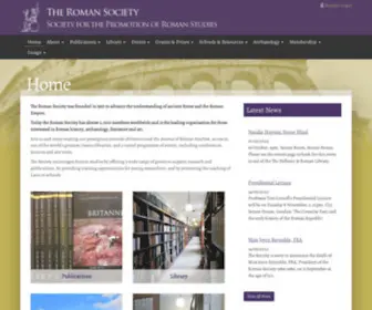 Romansociety.org(Romansociety) Screenshot