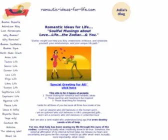 Romantic-Ideas-For-Life.com(Romantic ideas for Life) Screenshot