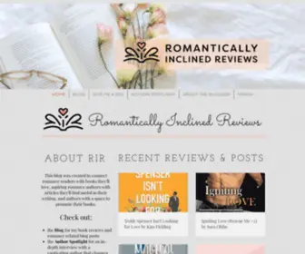 Romanticallyinclinedreviews.com(Romantically Inclined Reviews) Screenshot