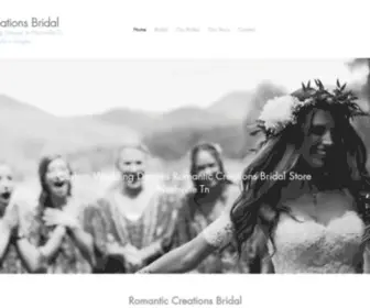 Romanticcreationsbridal.com(High Fashion Bridal Boutique) Screenshot