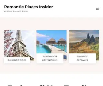 RomanticPlacesinsider.com(Romantic Places Insider) Screenshot