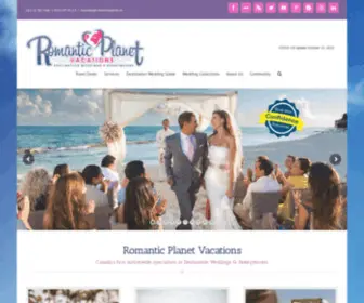 RomanticPlanet.ca(Destination Weddings) Screenshot