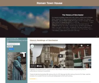 Romantownhouse.co.uk(Roman Town House) Screenshot