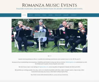 Romanzamusicevents.com(Romanza Music Events) Screenshot