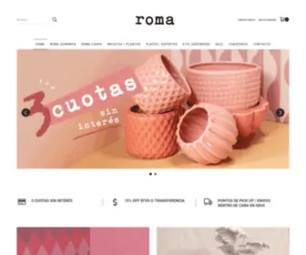 Romaobjetos.com(Tienda Online de Roma objetos) Screenshot